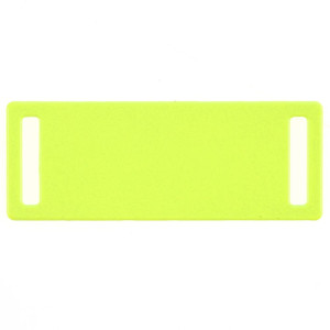 Шильдик металлический Kova, желтый неон