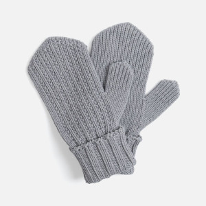 Варежки Nordkyn, светло-серый меланж