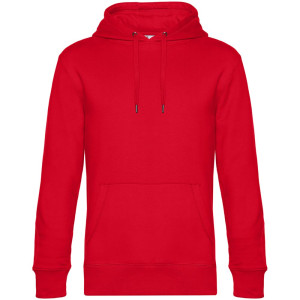 Толстовка с капюшоном унисекс King, красная