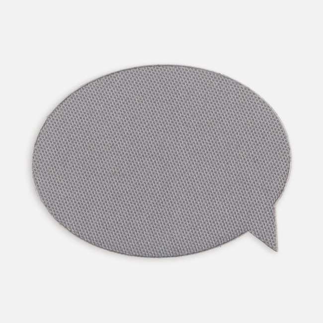 Наклейка тканевая Lunga Bubble, M, серая