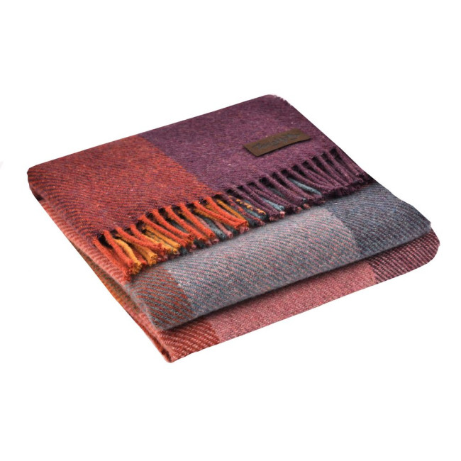 Плед Arequipa, фиолетовый с серым