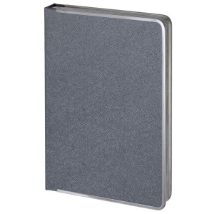 Ежедневник Frame Metal, недатированный, серый