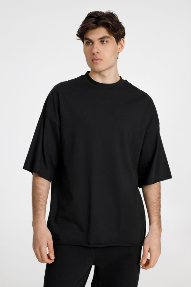 Футболка оверсайз унисекс T9, черная