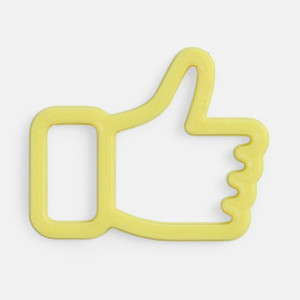 Подвеска Contour, 3D-печать на заказ, лайк