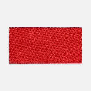 Лейбл тканевый Epsilon, XXS, красный