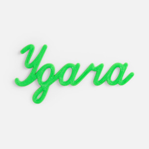 Подвеска Word, 3D-печать на заказ, удача