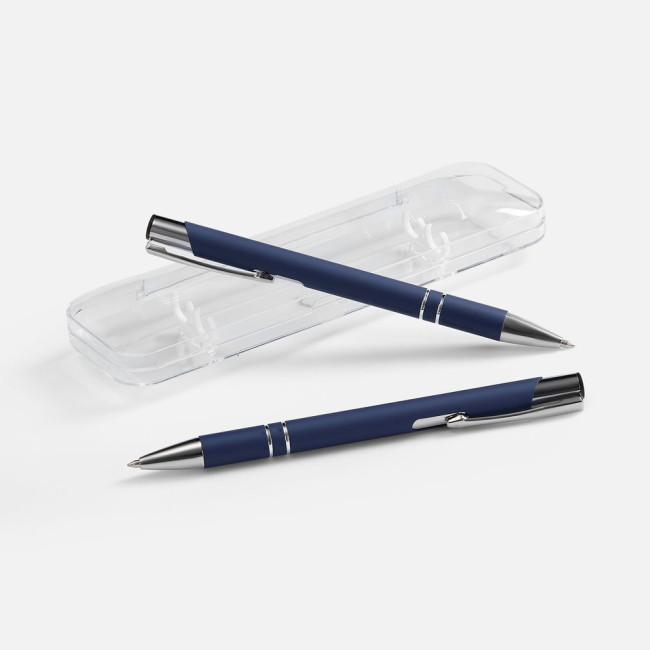 Набор из 2 ручек Keskus Soft Touch, синий