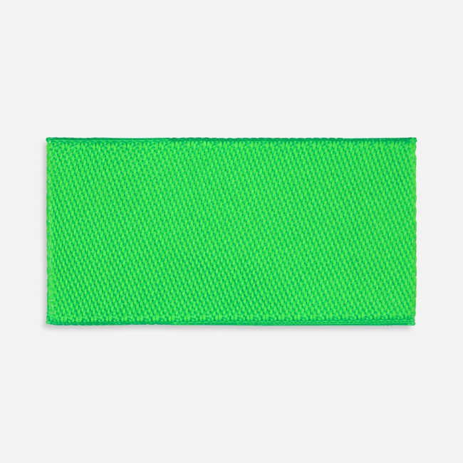 Лейбл тканевый Epsilon, XXS, зеленый неон