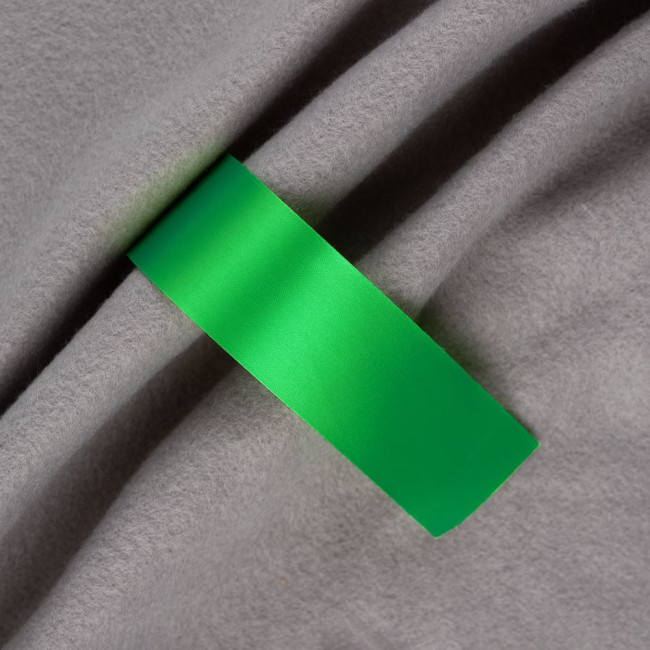 Лента сатиновая Satin 35 S, зеленая, 10 см