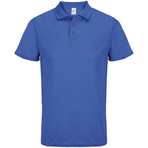 Рубашка поло унисекс Pitcher, ярко-синяя (royal)