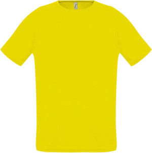 Футболка унисекс Sporty 140, лимонно-желтая