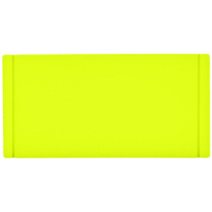 Лейбл из ПВХ Dzeta, XS, желтый неон