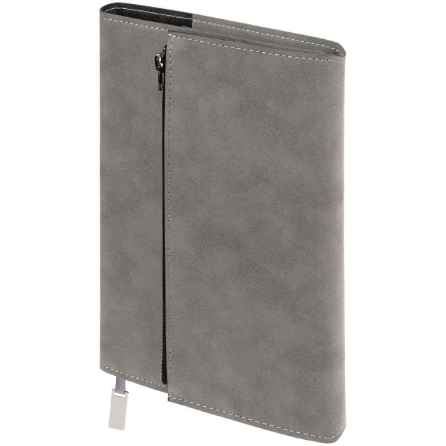 Ежедневник Grace на заказ, недатированный, серый