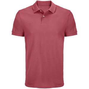 Рубашка поло унисекс Pacific, розовая (лососевая)