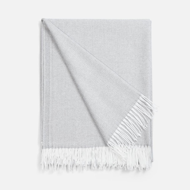 Плед «Гирвас», светло-серый