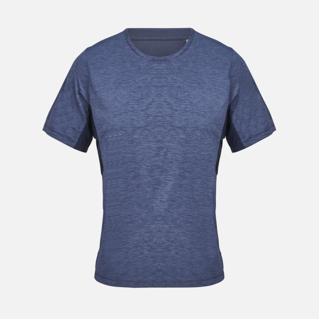 Футболка спортивная унисекс Storm, темно-синий меланж