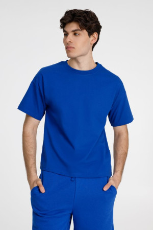 Футболка унисекс оверсайз T3, синяя