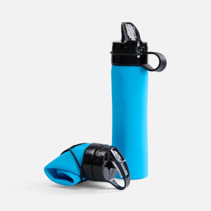 Складная бутылка для воды Langfossen, голубая