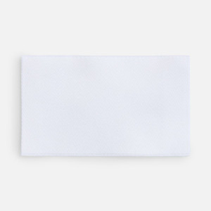 Лейбл тканевый Epsilon, M, белый