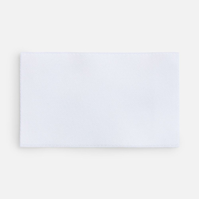 Лейбл тканевый Epsilon, M, белый