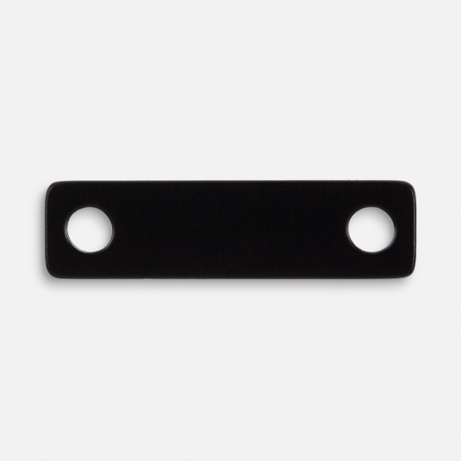 Шильдик металлический Alfa Liten, черный