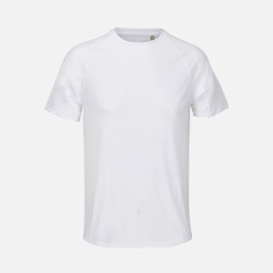 Футболка спортивная унисекс Vortex, белая